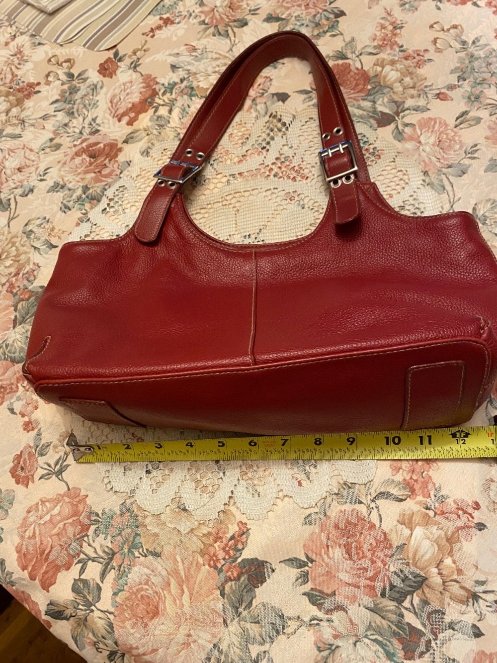 St. John’s Bay Genuine Leather Red handbag